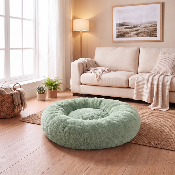 Petvito Cozy Round Plush Bed — For Pets Who Love to Curl Up