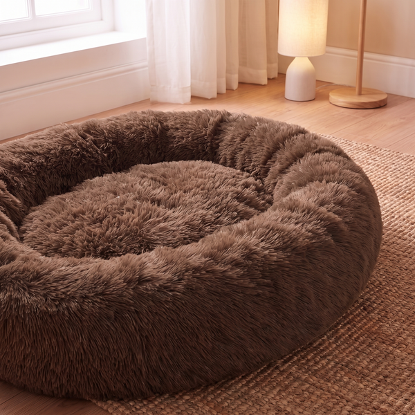 Petvito Cozy Round Plush Bed — For Pets Who Love to Curl Up